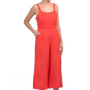 Cynthia ROWLEY  NWT RED ROMPER linen 4